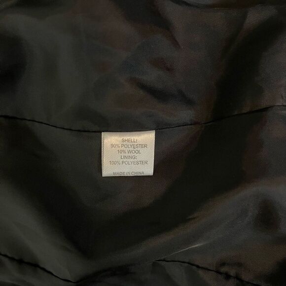 ATHENA MARIE Gray Academia Double Breast Plaid Wool Blend Jacket Suit Preppy M - Picture 14 of 14